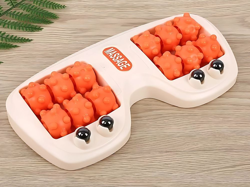 Jedinečný účinný masážny valček na nohy